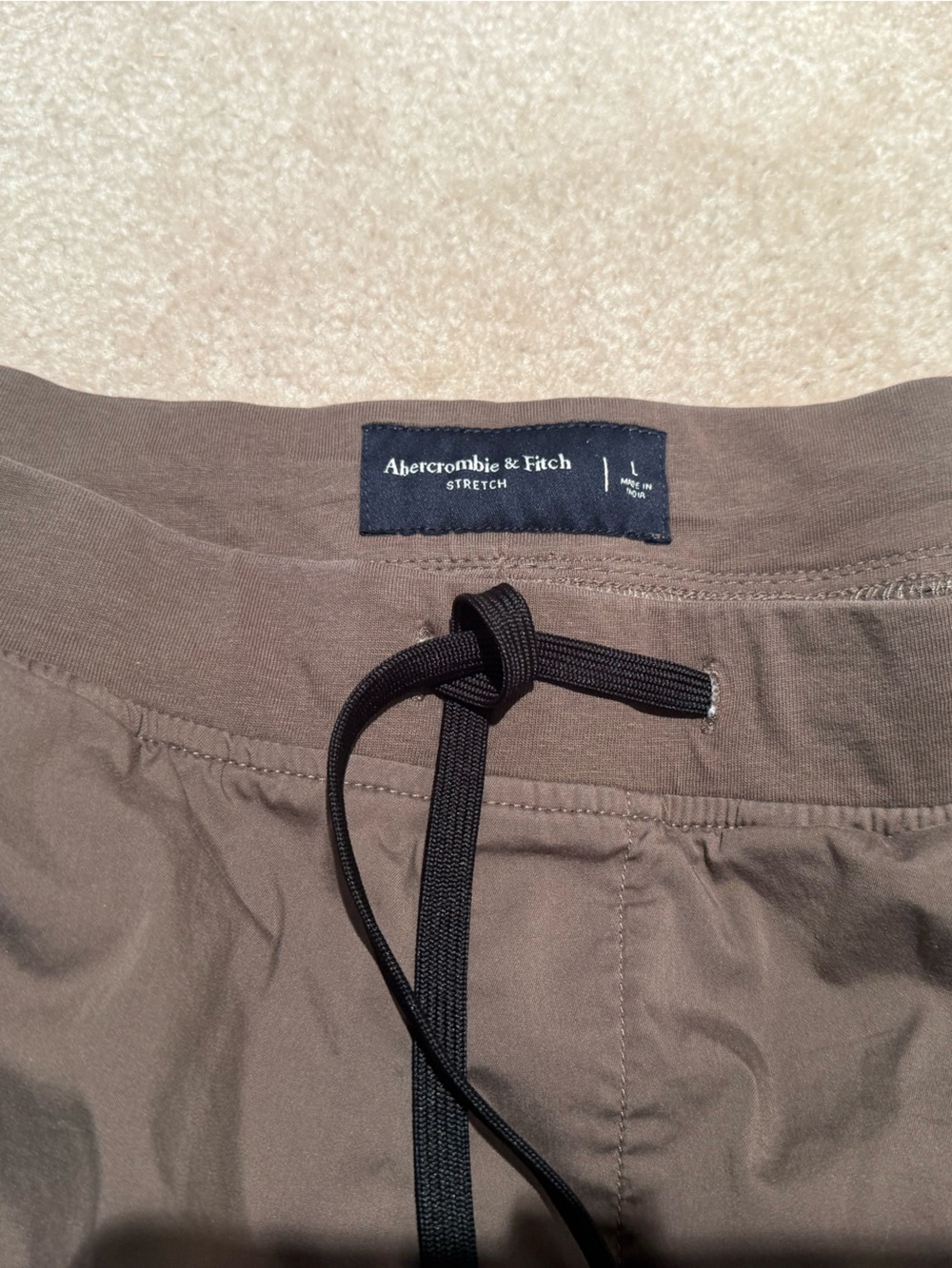 Abercrombie & Fitch Brown Cargo Joggers - Picture 3 of 4